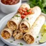 Crockpot Chicken Taquitos