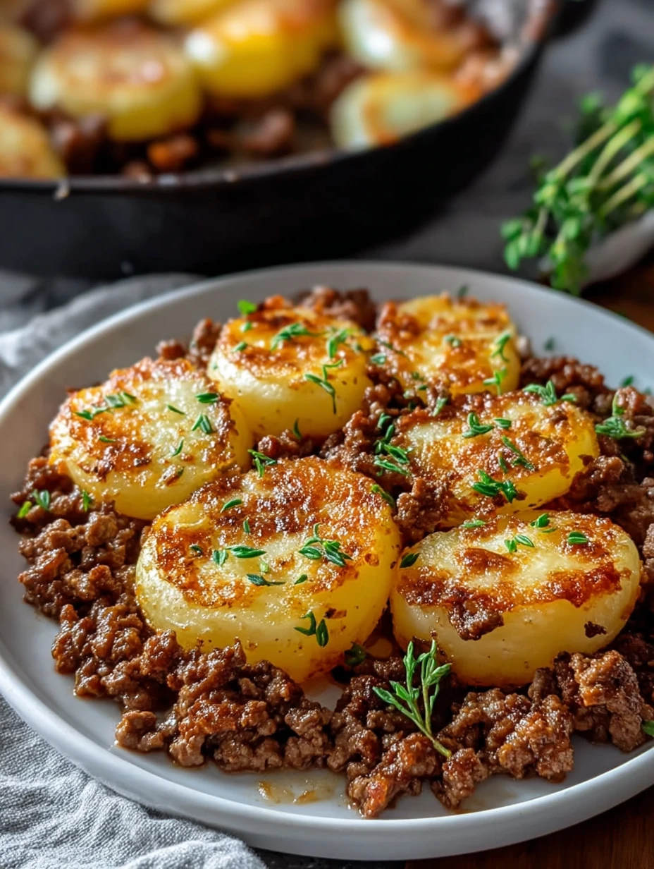 Easy Ground Beef Potato
