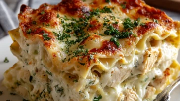 Chicken Alfredo Lasagna