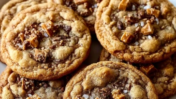 Brown Butter Toffee Cookies