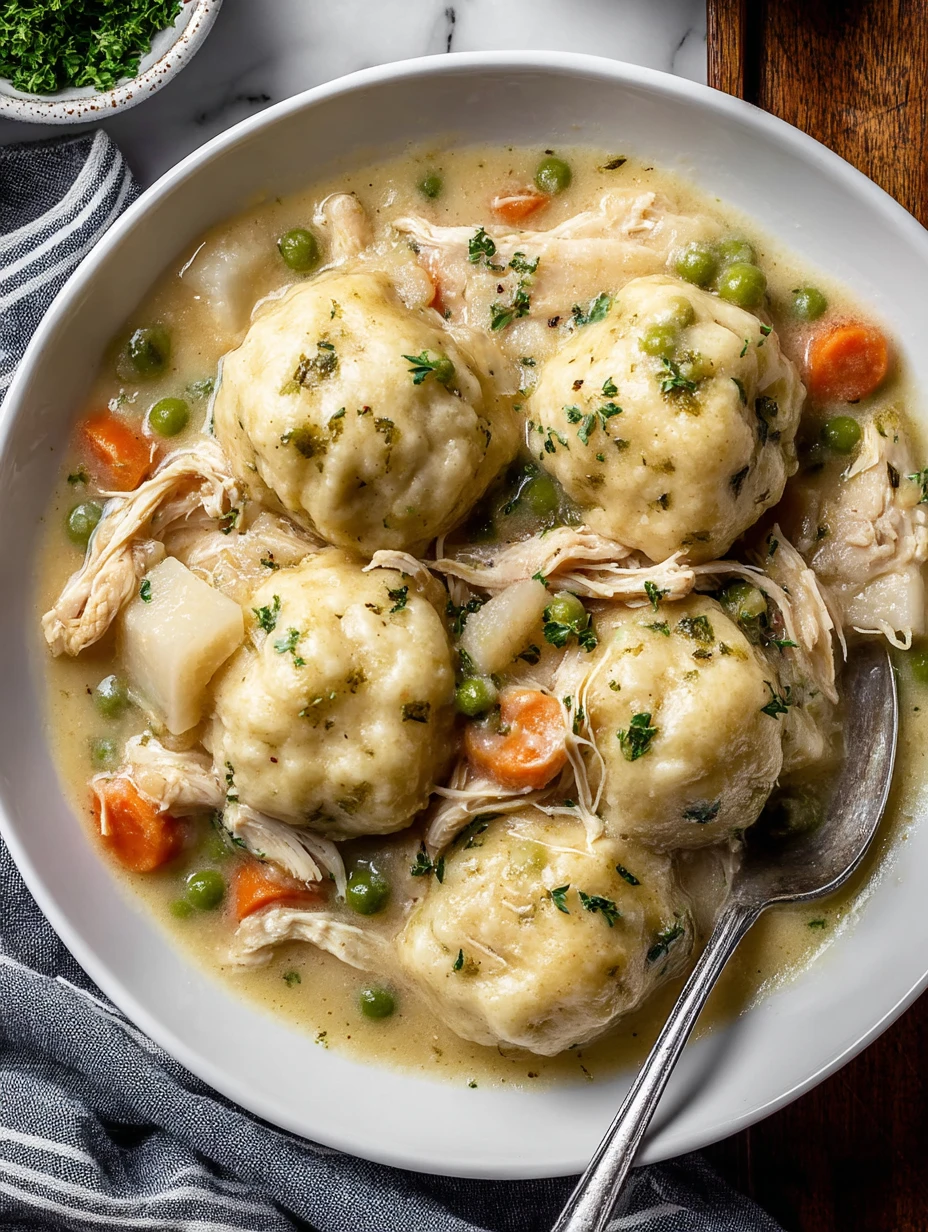 One Pot Chicken and Dumplings