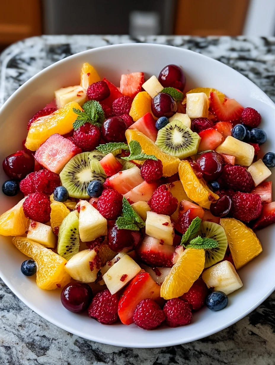 Magical 15-Minute Christmas Fruit Salad