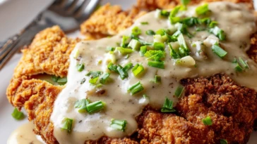 Chicken Fried Steak with Creamy Gravy