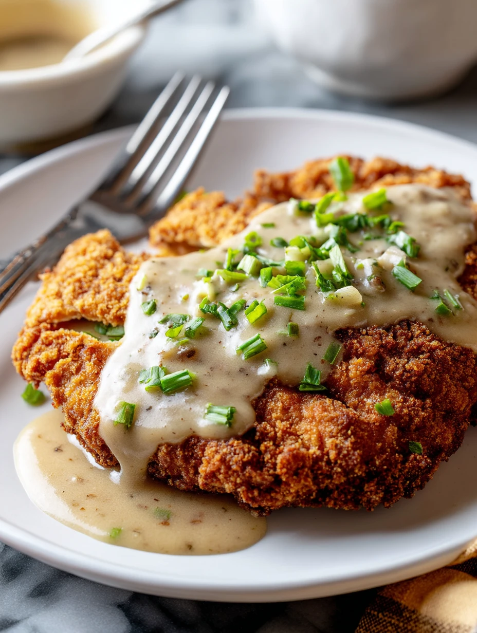 Chicken Fried Steak with Creamy Gravy