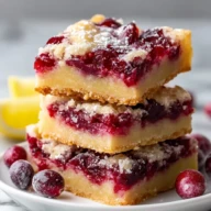 Cranberry Lemon Bars