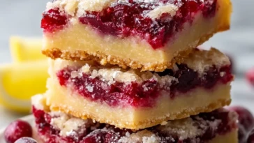 Cranberry Lemon Bars