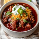 Easy Crockpot Chili Colorado