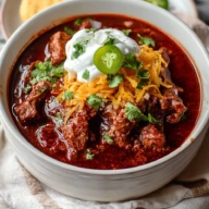 Easy Crockpot Chili Colorado