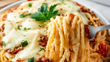 Easy TikTok Alfredo Spaghetti