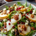 Festive Winter Pear Salad Balsamic