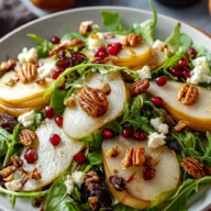 Festive Winter Pear Salad Balsamic