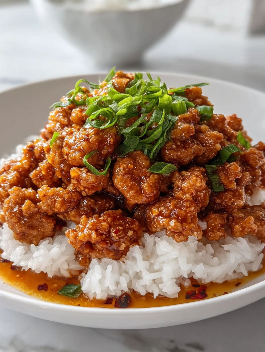 Ground Orange Chicken