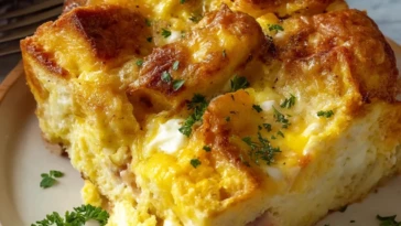 Homemade Egg And Cheese Strata