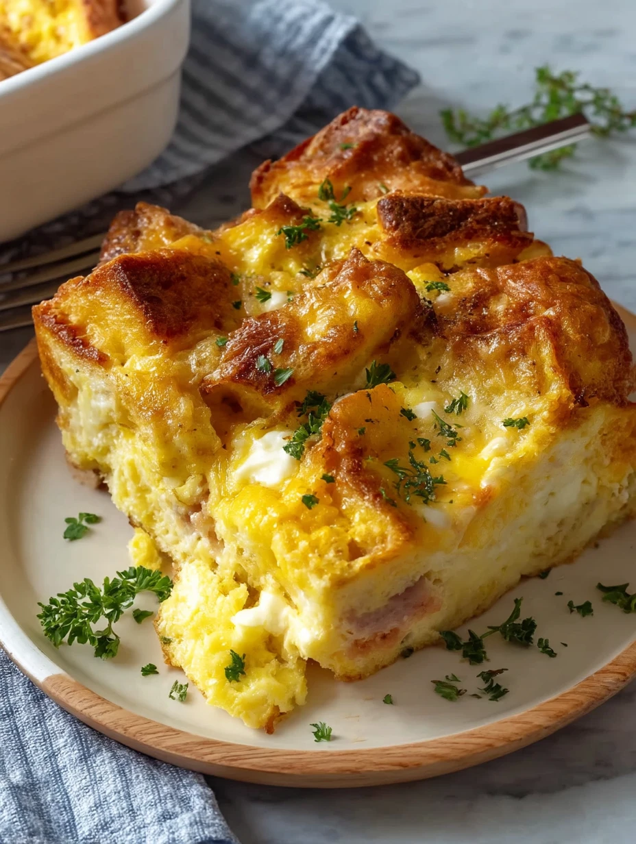 Homemade Egg And Cheese Strata