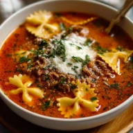 Homemade Lasagna Soup