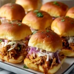 Quick BBQ Chicken Sliders