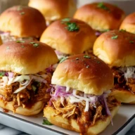 Quick BBQ Chicken Sliders