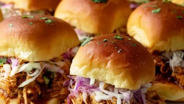 Quick BBQ Chicken Sliders