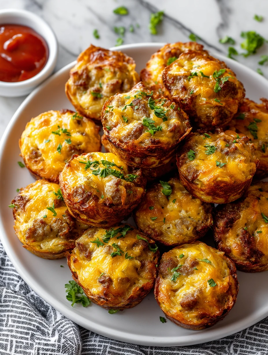 Sausage Hashbrown Bites