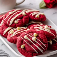 Soft Red Velvet Cookies