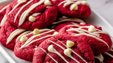 Soft Red Velvet Cookies