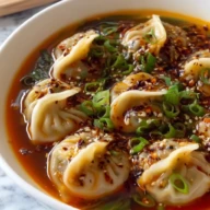 Spicy Dumpling Soup
