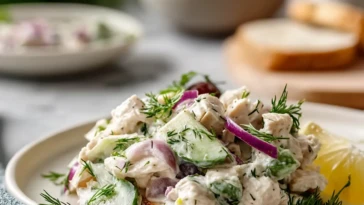Greek Tzatziki Chicken Salad
