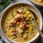 Creamy Cajun Crab & Corn Chowder