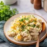 Family Crockpot Chicken And Rice Casserole