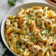 Comforting Crack Chicken Pasta
