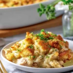 Delicious Chicken And Stuffing Casserole