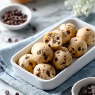 Gluten-Free Cottage Cheese Cookie Dough Bites