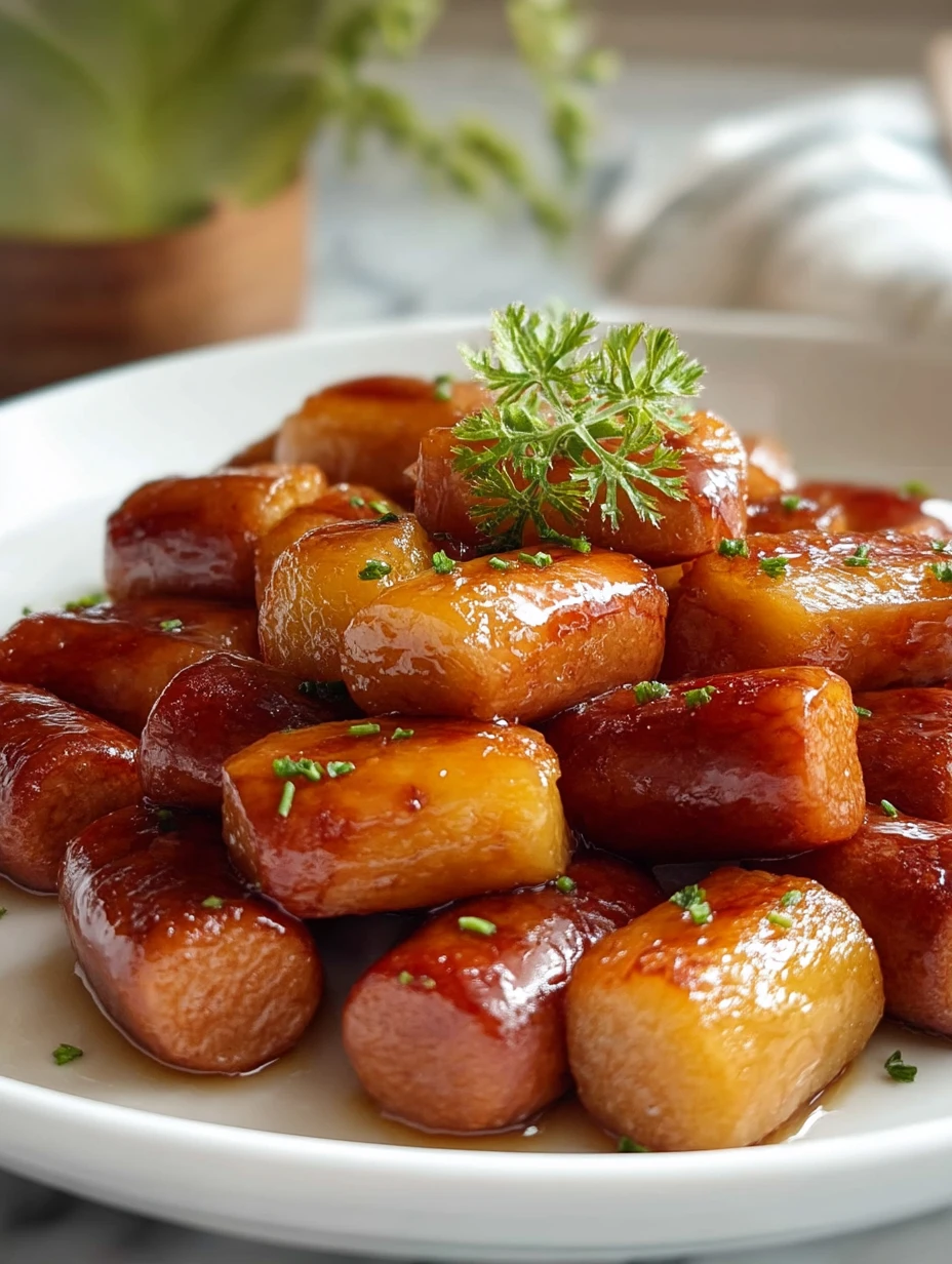 Pineapple Brown Sugar Mississippi Lil Smokies Bites