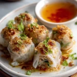 Crispy Ground Turkey Rice Paper Dumplings