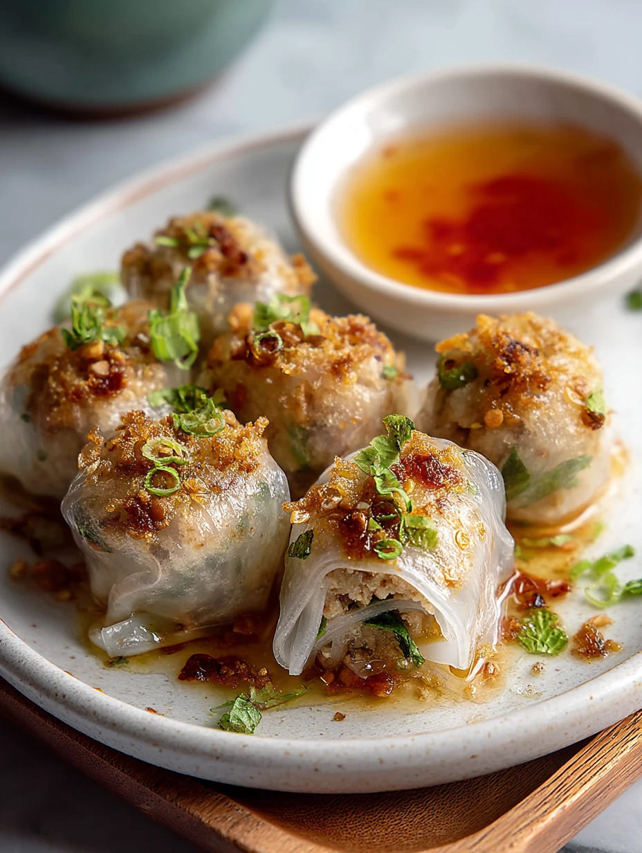 Crispy Ground Turkey Rice Paper Dumplings