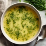 Classic Potato Leek Soup With Dill