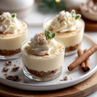 Eggnog Mousse Cups