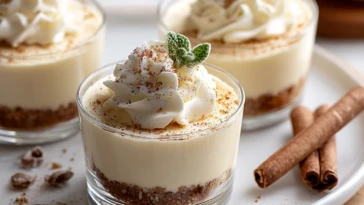 Eggnog Mousse Cups