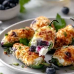 Blueberry Brie Jalapeño Poppers