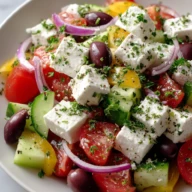 Greek Cottage Cheese Salad