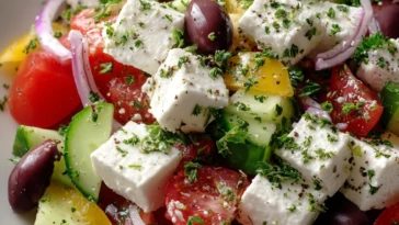 Greek Cottage Cheese Salad