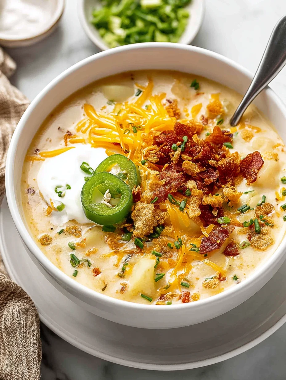 Jalapeno Popper Potato Soup