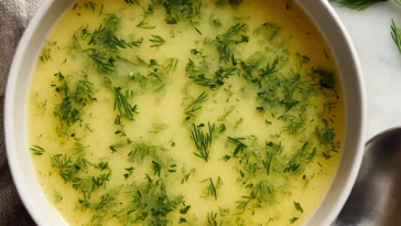 Classic Potato Leek Soup With Dill