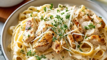 The Easiest Chicken Alfredo