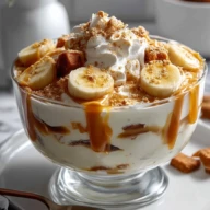Biscoff Banana Pudding with Caramel