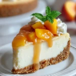 Creamy Peach Delight Cheesecake