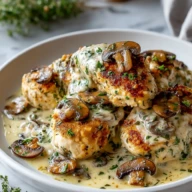 Creamy Mushroom Asiago Chicken