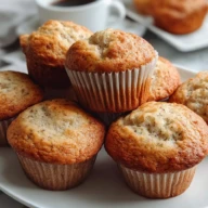 Best Greek Yogurt Banana Muffins