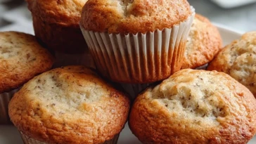 Best Greek Yogurt Banana Muffins