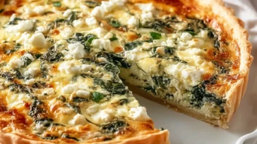 Perfect Spinach And Feta Quiche